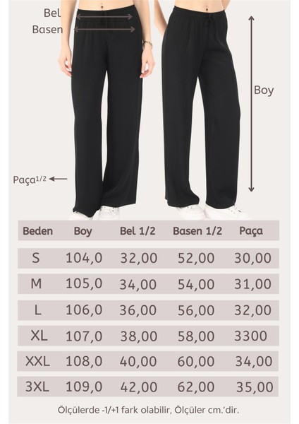 Flosh Viskon Oversize Pantolon-Siyah indirimleri