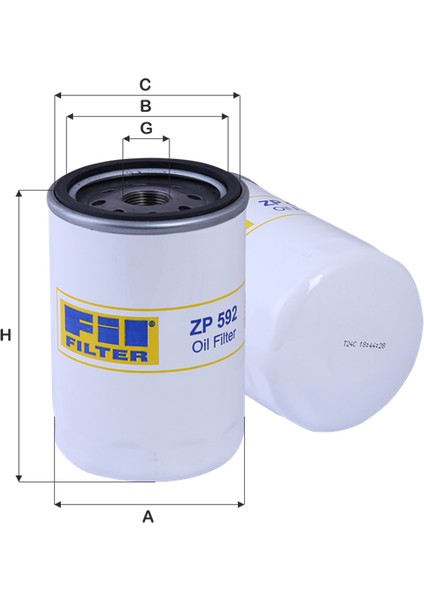 Yağ Filtresi Ford T12-15, Connect Efl 386