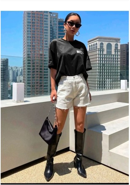 Cherish Time Effect Baskılı Unisex T-Shirt fiyatları