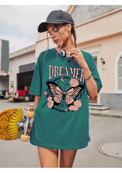 Dreamer Baskılı Unisex T-Shirt fiyatları