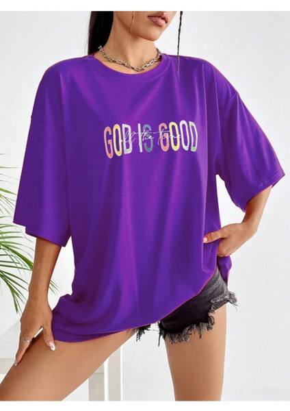 God Is Good Baskılı Unisex T-Shirt