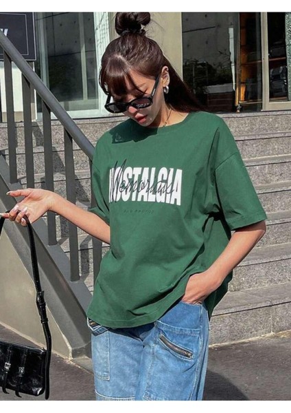 Nostalgia Baskılı Unisex T-Shirt