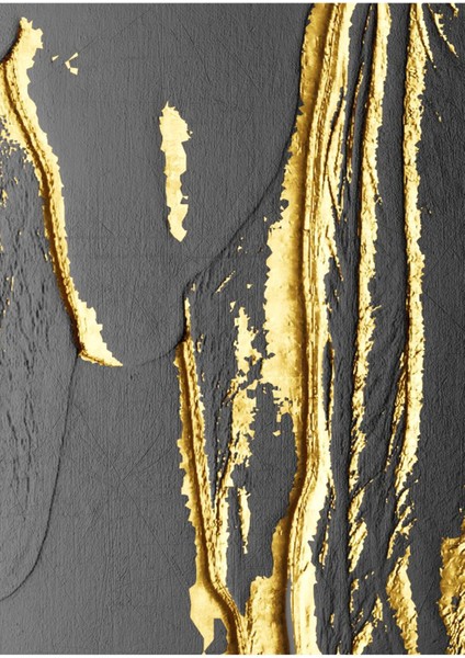 Siyah-Gold-Beyaz Soyut Kombini 001 |Çerçeveli Cam Tablo 2li Dikey fiyatları