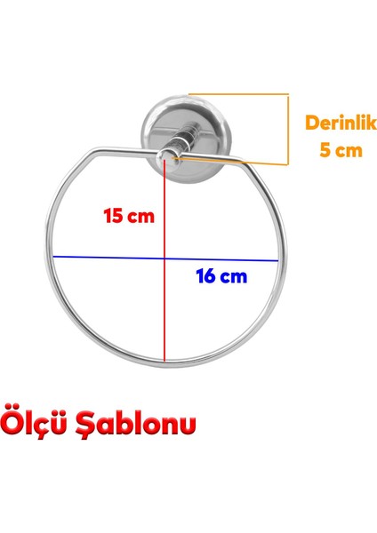 Bez Havluluk Aparatı Lavabo Banyo Mutfak Bez Havlu Askısı Krom Paslanmaz Vidalı Metal fiyatları