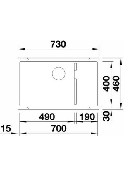 Subline 700 U Level Tezgah Altı 1.5 Gözlü Damlalıksız Granit Eviye Jasmine (523457)