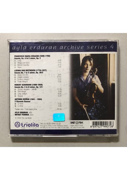 Ayla Erduran Archive Serisi 4 CD (Orjnal Dönem Baskı Cd) fiyatları
