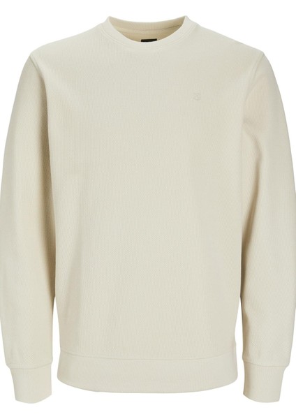 Jprblarowan Structured Sweat Crew Neck KREM12259351