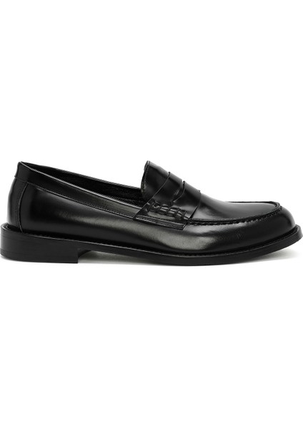 Kadın Siyah Maskülen Loafer 24WFD151522