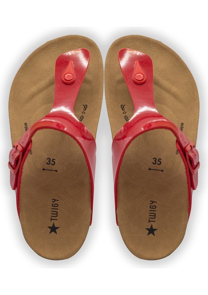 Hola Kadın Terlik Kırmızı 35/40