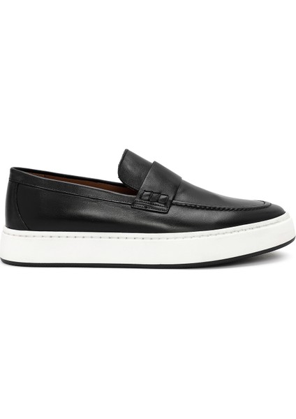 Erkek Siyah Casual Loafer 24WFD621318