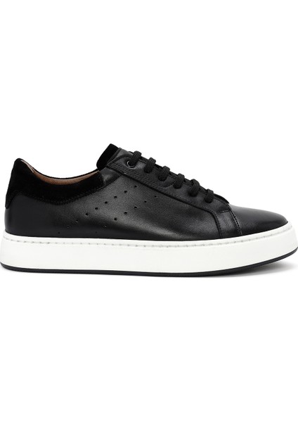 Erkek Siyah Bağcıklı Sneaker 24WFD621618