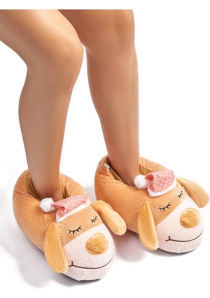 Dormo Kadın Hayvanlı Panduf Bej 36/41 indirimleri