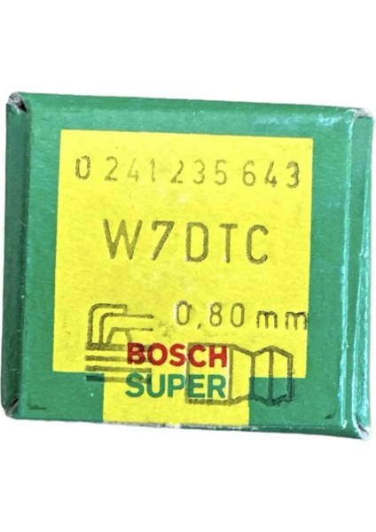 1 Adet 3 Tırnak W7DTC Bosch Buji Passat Tofaş Doğan Şahin Kartal M131 Renault R9 R19 R21