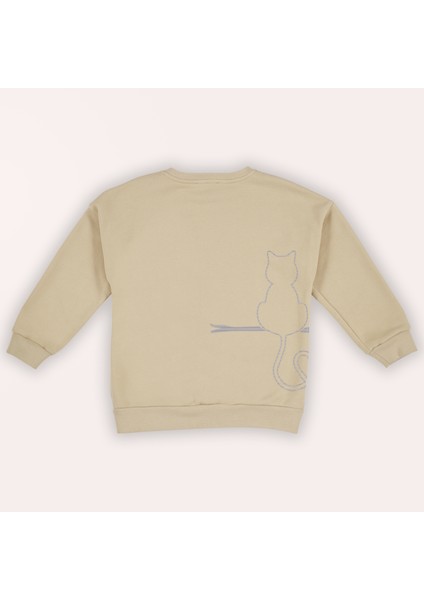 Erkek Çocuk Sırtı Baskı Detaylı Sweatshirt fiyatları