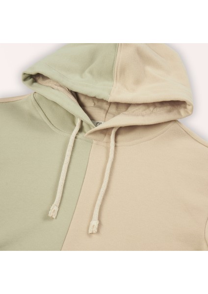 Erkek Çocuk Kontrast Parçalı Kapüşonlu Sweatshirt modelleri