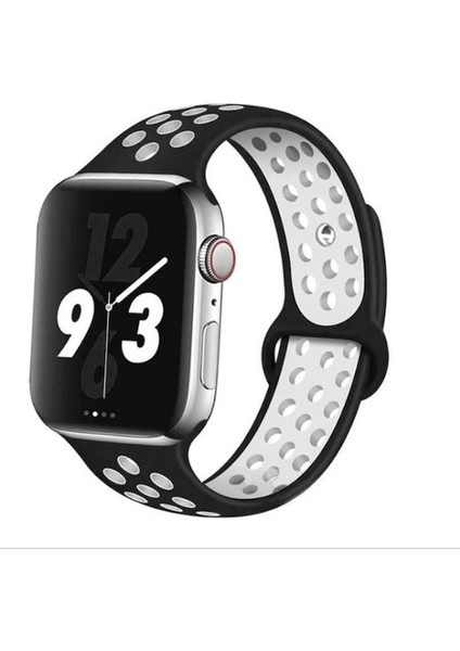 App Watch Spor Kordon 20MM Black-White