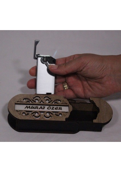 Çakmak Kişiye Özel Isim Yazılı ve Mdf Tasarım Kutulu No:65