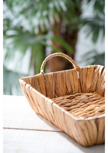 Wicker Hasır Ekmek Sepeti - 29 cm
