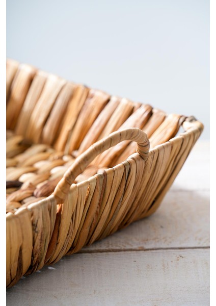 Wicker Hasır Ekmek Sepeti - 26 cm