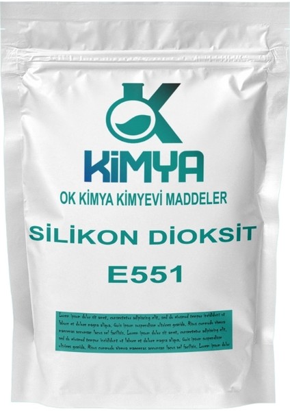 Ok Kimya Silikon Dioksit E551 Aerosil 200 1 kg