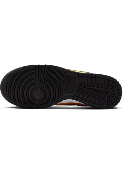 Dunk Low Leather Mens Sneaker Hakiki Deri Sarı Siyah Günlük Spor Ayakkabı fırsatları