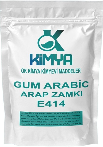 Ok Kimya Gum Arabic E414 Arap Zamkı 100 gr