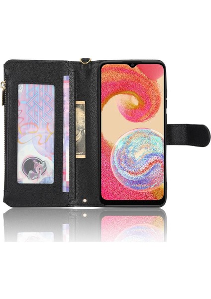 Samsung Galaxy A04E Kart Tutucu Fermuar Cüzdan Manyetik Pu Flip (Yurt Dışından) indirimleri
