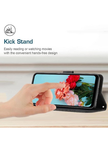 Google Piksel 9 Pro Xl Pu Deri Kart Ekleme Kickstand Için Flip Case (Yurt Dışından)