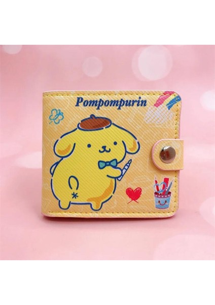 Kawaii Hello Kitty Cinnamoroll Kız Çocuk Doğum Günü Hediyelik Kartlıklı Cüzdan