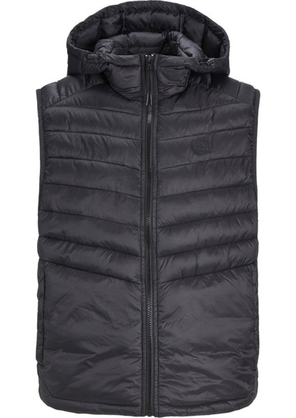 Jjesprınt Bodywarmer Hood SİYAH12258452