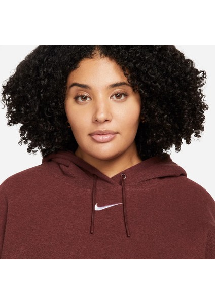 DD5118 273 Sportswear Essentials Plush Hoodie Kadın Spor Sweatshirt indirimleri