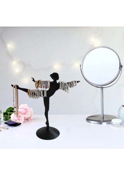 Dekoratif Balerin Tasarımlı Takı Standı, Düzenleyici, Yüzük/küpe/kolye/takı Askılığı