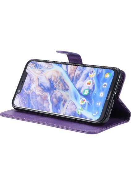 Kart Yuvası Klasik Düz Renk Iş Cüzdan ile Nokia X7 Için Flip Case (Yurt Dışından) indirimleri