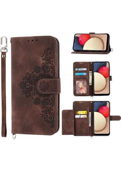 Samsung Galaxy A14 5g Kabartmalı Çoklu Kredi Kartı Yuvaları Için Flip Case (Yurt Dışından)