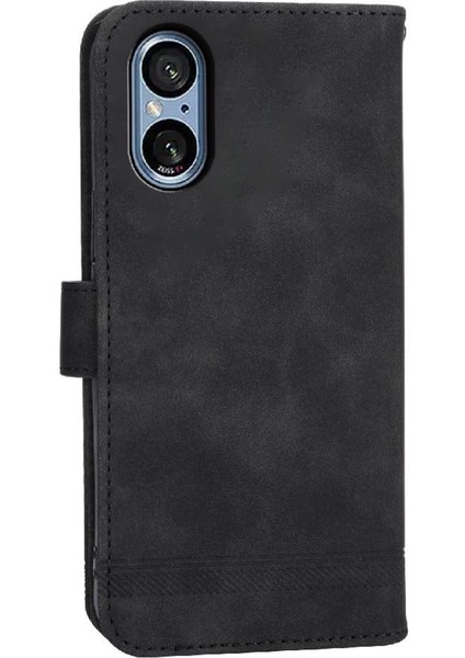 Sony Xperia 5 V Kart Yuvaları Premium Nakit Cep Bileklik Için Flip Case (Yurt Dışından)