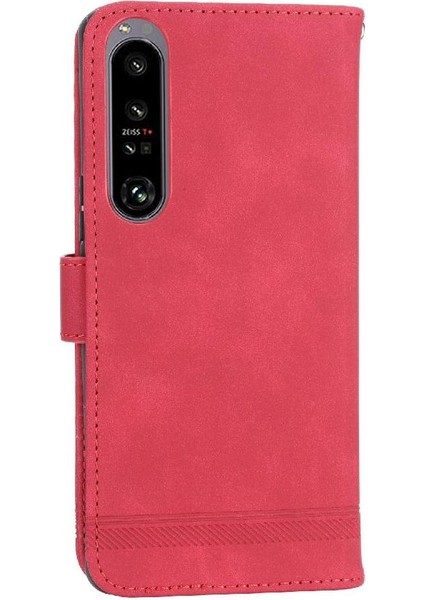 Sony Xperia 1 V Bileklik Premium Manyetik Kapatma Nakit Için Flip Case (Yurt Dışından)