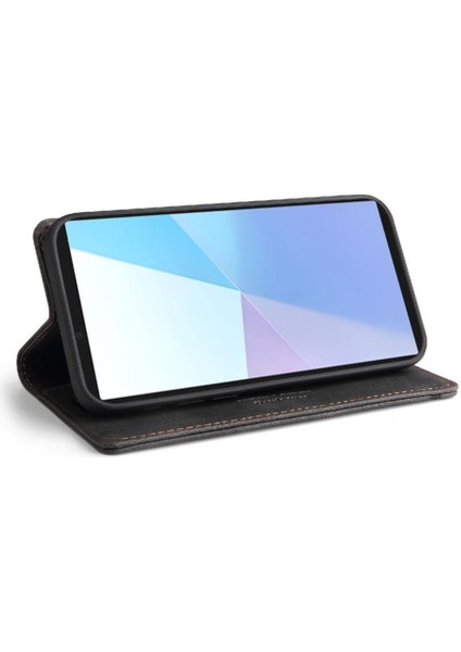 Sony Xperia 10 Vı Premium Deri Premium Deri Iki Için Flip Case (Yurt Dışından) indirimleri
