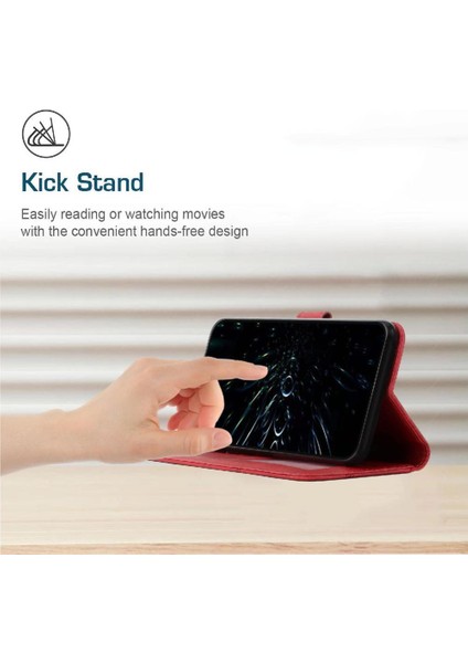Google Pixel 9 Pro Xl Kickstand Kart Ekleme Tam Tarafı Için Flip Case (Yurt Dışından)