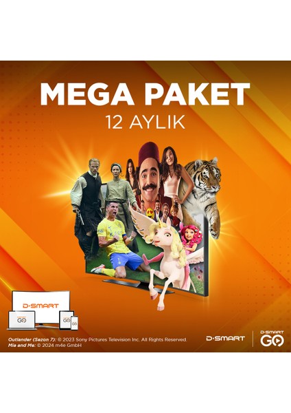 GO Mega 12 Aylık Dijital Abonelik Kodu