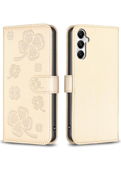 Samsung Galaxy S23 Fe 5g Yonca Çiçek Çok Renkli Pu Cüzdan Için Flip Case (Yurt Dışından)