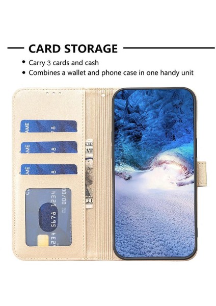 Samsung Galaxy A73 5g Için Flip Case Kart Yuvaları Tutucu Kickstand Yonca Pu (Yurt Dışından) fırsatları