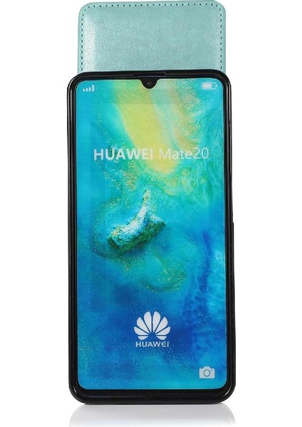 SZY Mall Kredi Kartı Tutucu Manyetik Toka ile Huawei Mate 20 ile Uyumlu (Yurt Dışından)