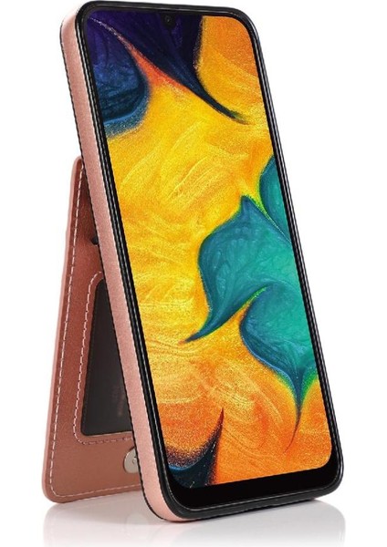 Kredi Premium Deri ile Samsung Galaxy A20/A30/M10S ile Uyumlu (Yurt Dışından)