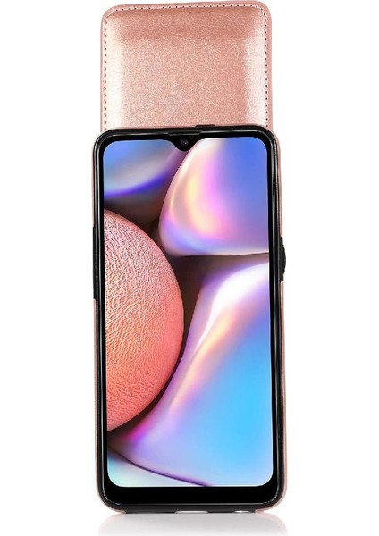 Samsung Galaxy A40 Kart Tutucu Kılıf Cüzdan Manyetik Toka ile Uyumlu (Yurt Dışından)