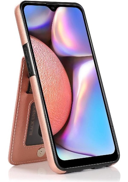 Samsung Galaxy A40 Kart Tutucu Kılıf Cüzdan Manyetik Toka ile Uyumlu (Yurt Dışından)