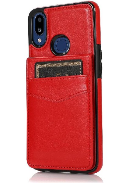 Samsung Galaxy A40 Kart Tutucu Kılıf Cüzdan Manyetik Toka ile Uyumlu (Yurt Dışından) modelleri