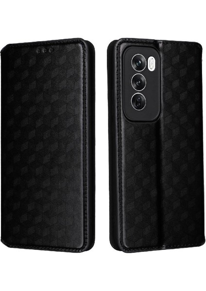 Oppo Oppo 12 Pro 5g Için Flip Case Cüzdan Pu Deri Kart Yuvaları Tutucu (Yurt Dışından)