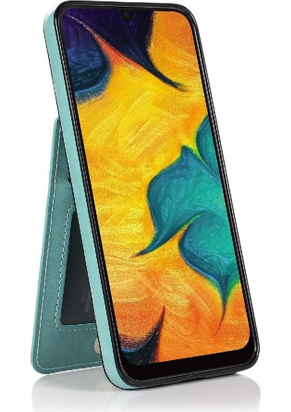 Kredi Premium Deri ile Samsung Galaxy A20/A30/M10S ile Uyumlu (Yurt Dışından)