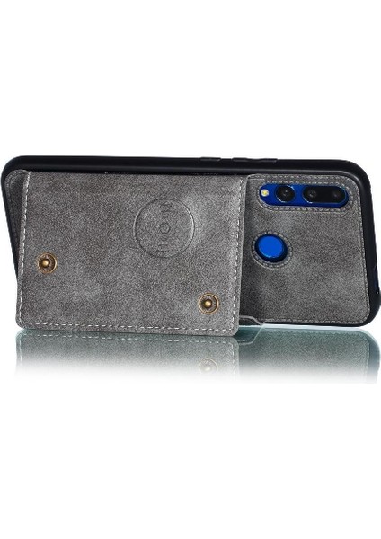 Cüzdan Kılıf Için Huawei P Akıllı Z Buit Demir Cüzdan Kılıf Darbeye Kart (Yurt Dışından)