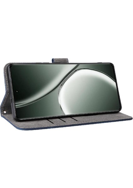 Realme Gt 6 Pu Deri Flip Folio Cüzdan Kart Yuvaları Kapak Kapatma Için Kılıf (Yurt Dışından)